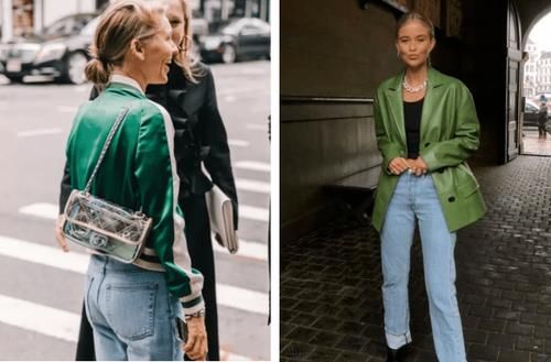 最难穿的绿色竟然2021最流行？原来穿对这么美,超级治愈！