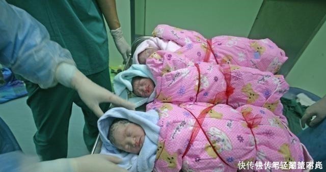 双胞胎|90后妈妈怀三胞胎，肚子像是要撑破，医生无奈决定提前结束妊娠