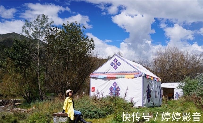 拉萨|拉萨周边的千年古村，秋天风景如画，仓央嘉措曾在此居住了3年