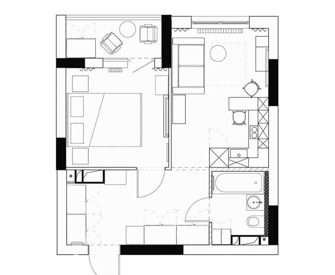 玄关|小夫妻的39m2小家，极简清新，完美无缺，让生活过得轻松惬意！
