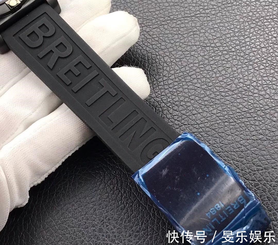 腕表 GF厂百年灵机械计时黑鹰橙圈复刻表细节质量评测!