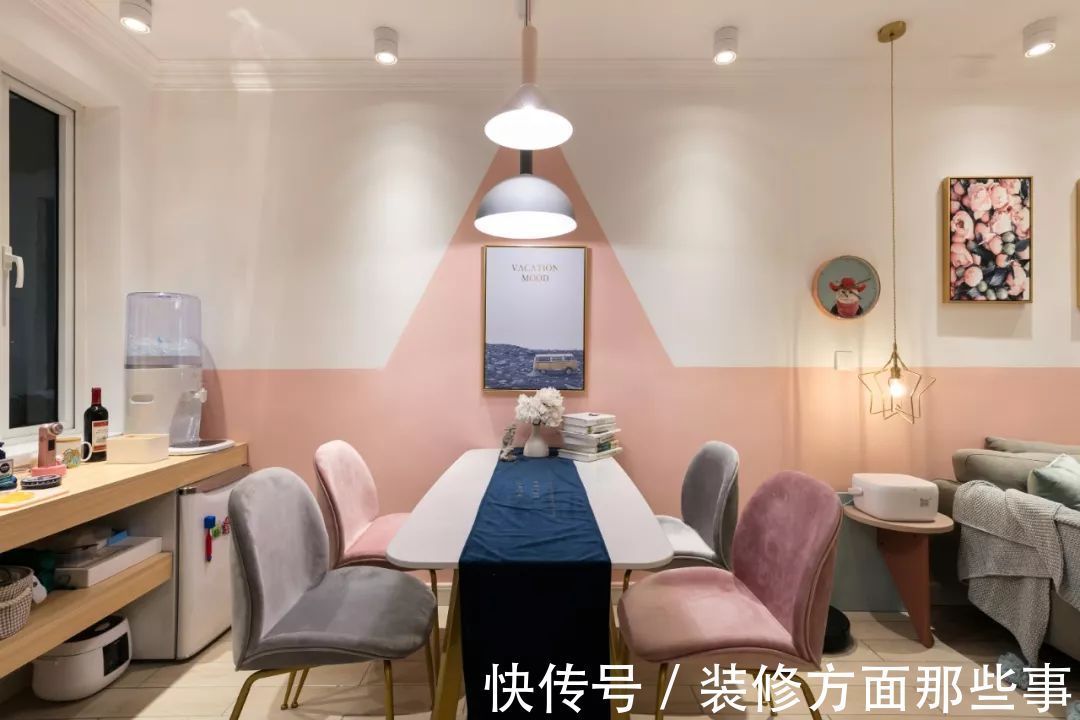 上下吊柜|60平旧房改造,颜值超高,主卧双层榻榻米设计,太实用了!