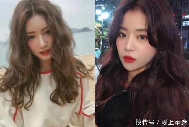 烫发|超大脸女生换上这几款发型,显瘦遮肉同时进行!