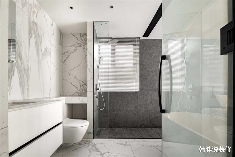 走墙|160㎡极简新房，给装修做减法，大白墙+无主灯，那叫一个高级