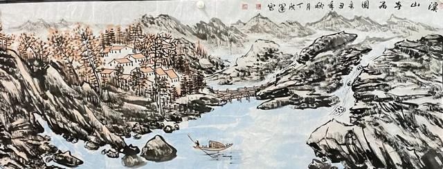 国画&职业画家丁洪运国画山水画作品欣赏