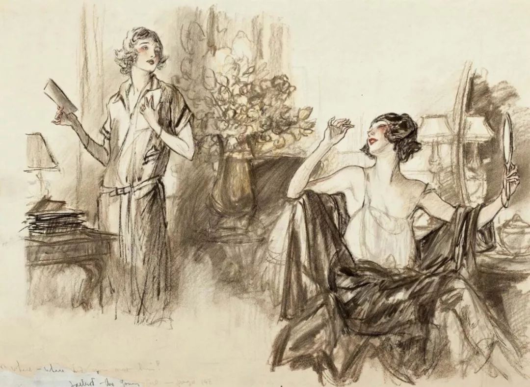 上流社会@美国最伟大的插画家,记录了上流社会的男男女女纸醉金迷的情景