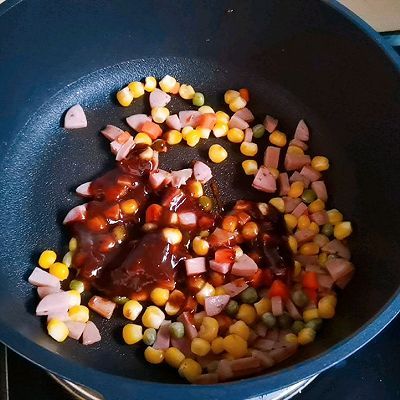 黑椒味蛋挞披萨