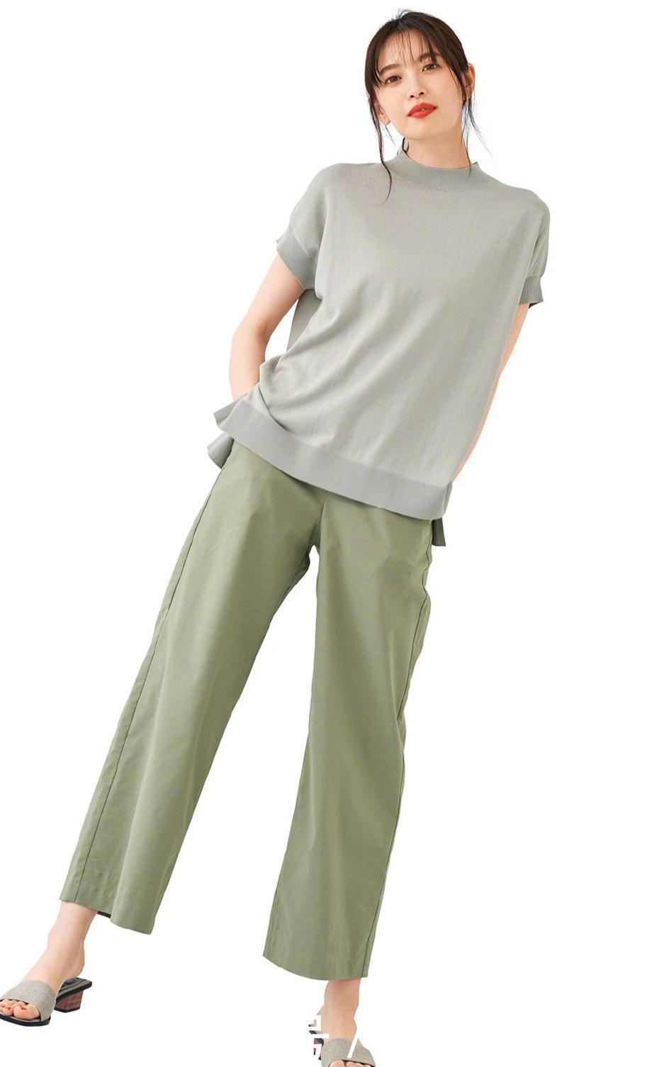 感裤|教你穿出大长腿!日本博主宽松感裤装穿搭示范,显高显瘦显好看