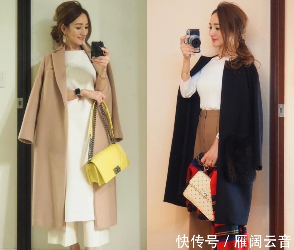 阔腿裤|想要穿得舒服又好看,一定少不了大衣,这位博主的搭配值得借鉴