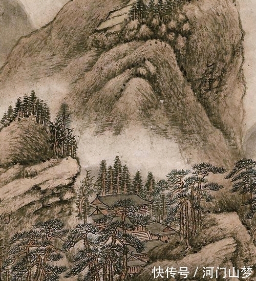 山居图$万籁俱缘生,窅然喧中寂,周笠绘《山居图》