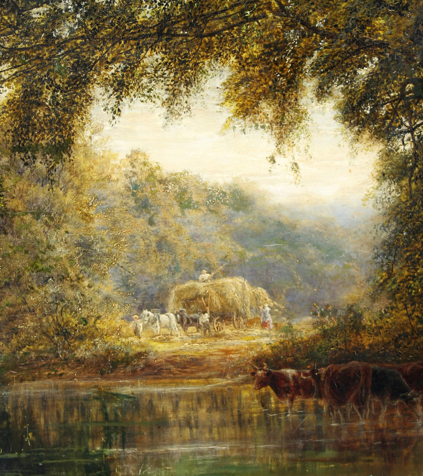 艺术学院@很美的写实风景,英国画家George Vicat Cole