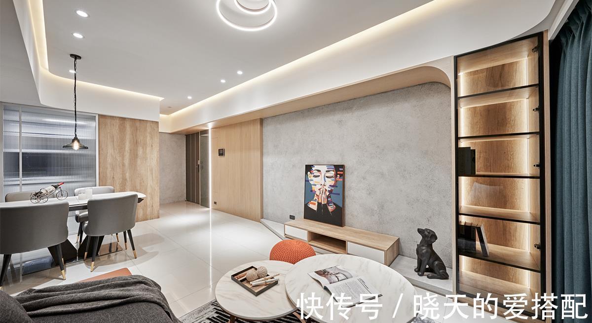 灰泥|如果再买房,一定照着他家这样装,全屋配色和灯光,好喜欢