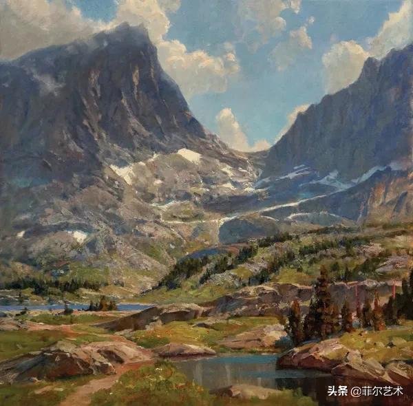 美国画家安德鲁·彼得斯风景油画作品赏析