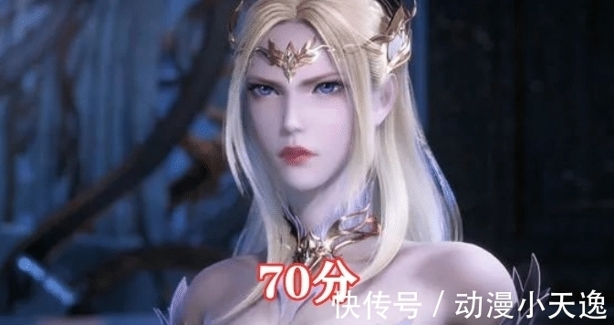 海神岛|斗罗大陆:给女角色颜值打分,荣荣30分,小舞60分,她至少80分