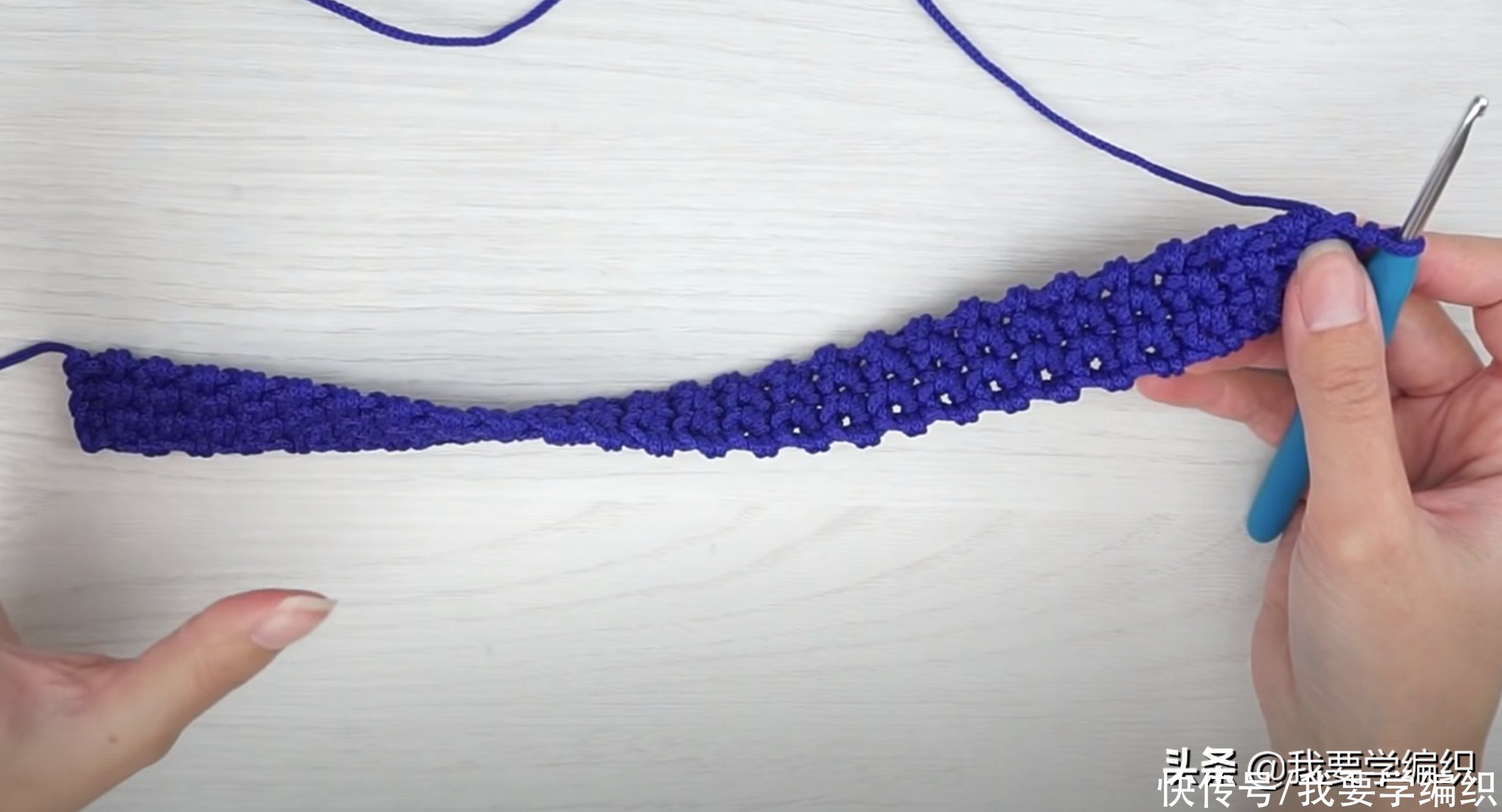 小包|洋气的链条小包自己就能钩一个，折叠链接包教程，容量一点也不小