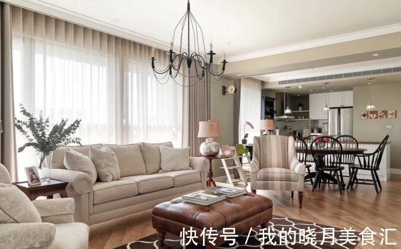 客餐厅|越来越多人中意横厅户型?住过才知道,究竟有多舒服!