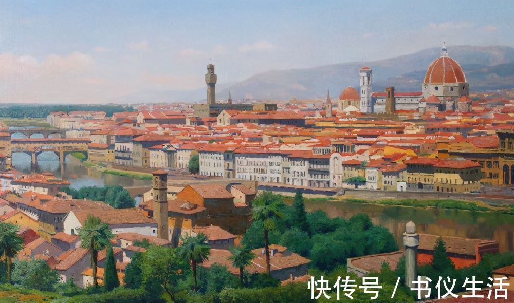 brusilov&超过冷军的俄罗斯画家,作品充满阳光,细节处理令人佩服