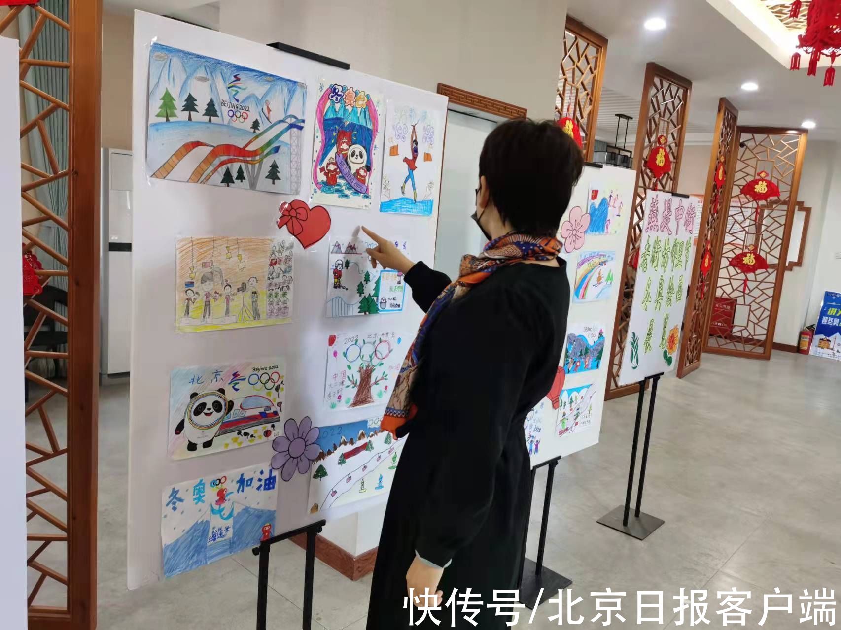 古城街道|冬奥倒计时50天，古城街道举办“冬奥绘画展览”活动