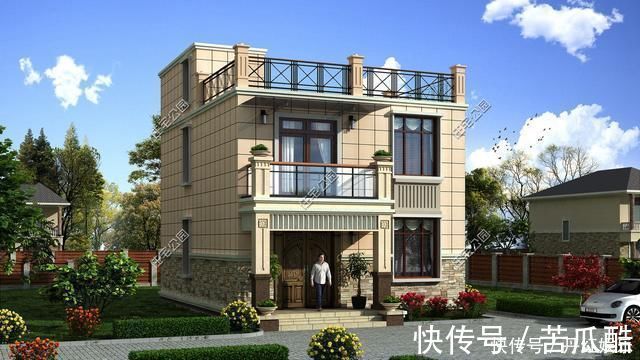 装配式建筑|精选5套占地100多平的农村户型图，第3套尤其适合东北地区自建