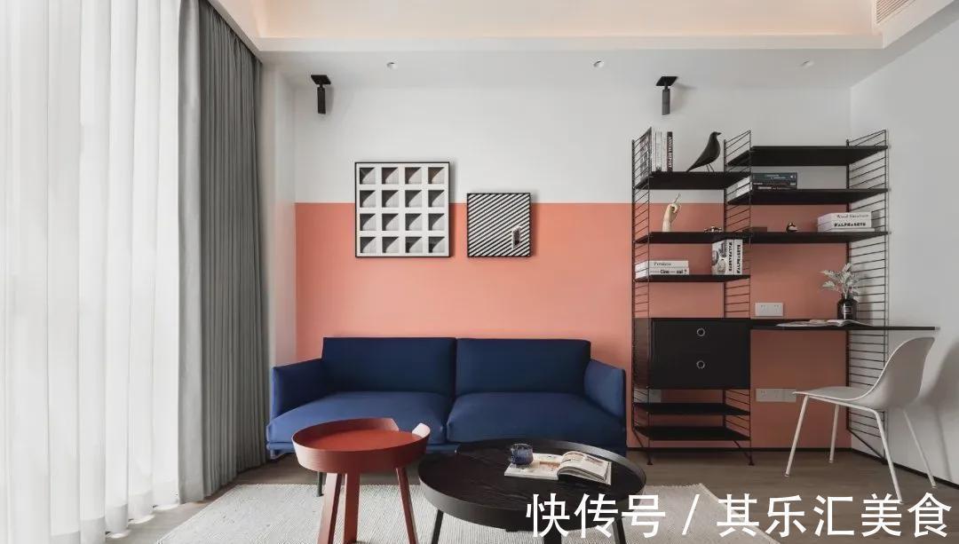 书房|虽只75㎡三口之家,却拥有两间卧室+一个书房,我看出了豪宅样子