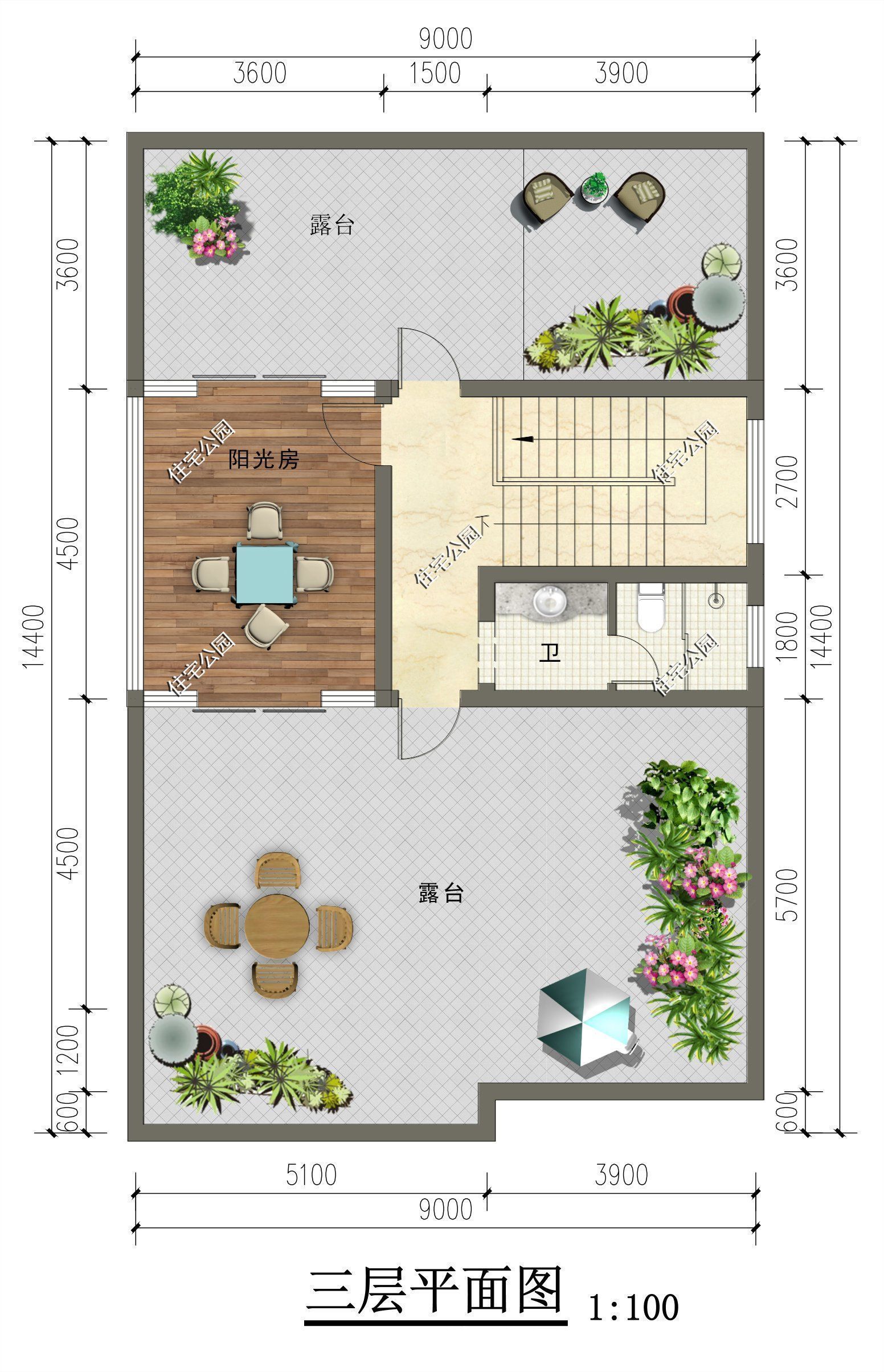 小知识|130平的宅基地就盖一栋这样的现代别墅，露台、阳光房全都有