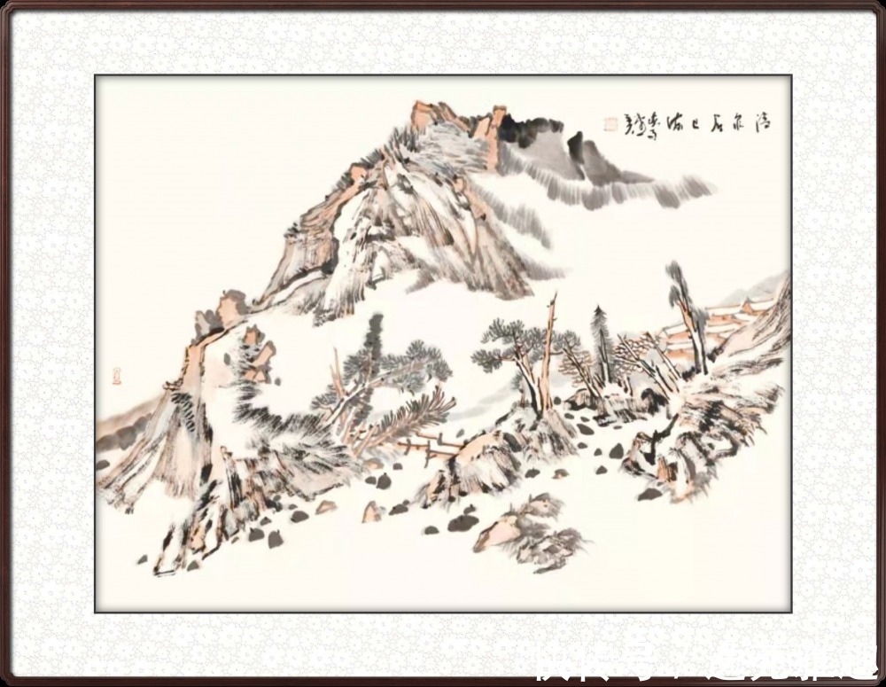 画家$「作品欣赏」水墨逸情,山水清逸,画家高胜雨作品欣赏