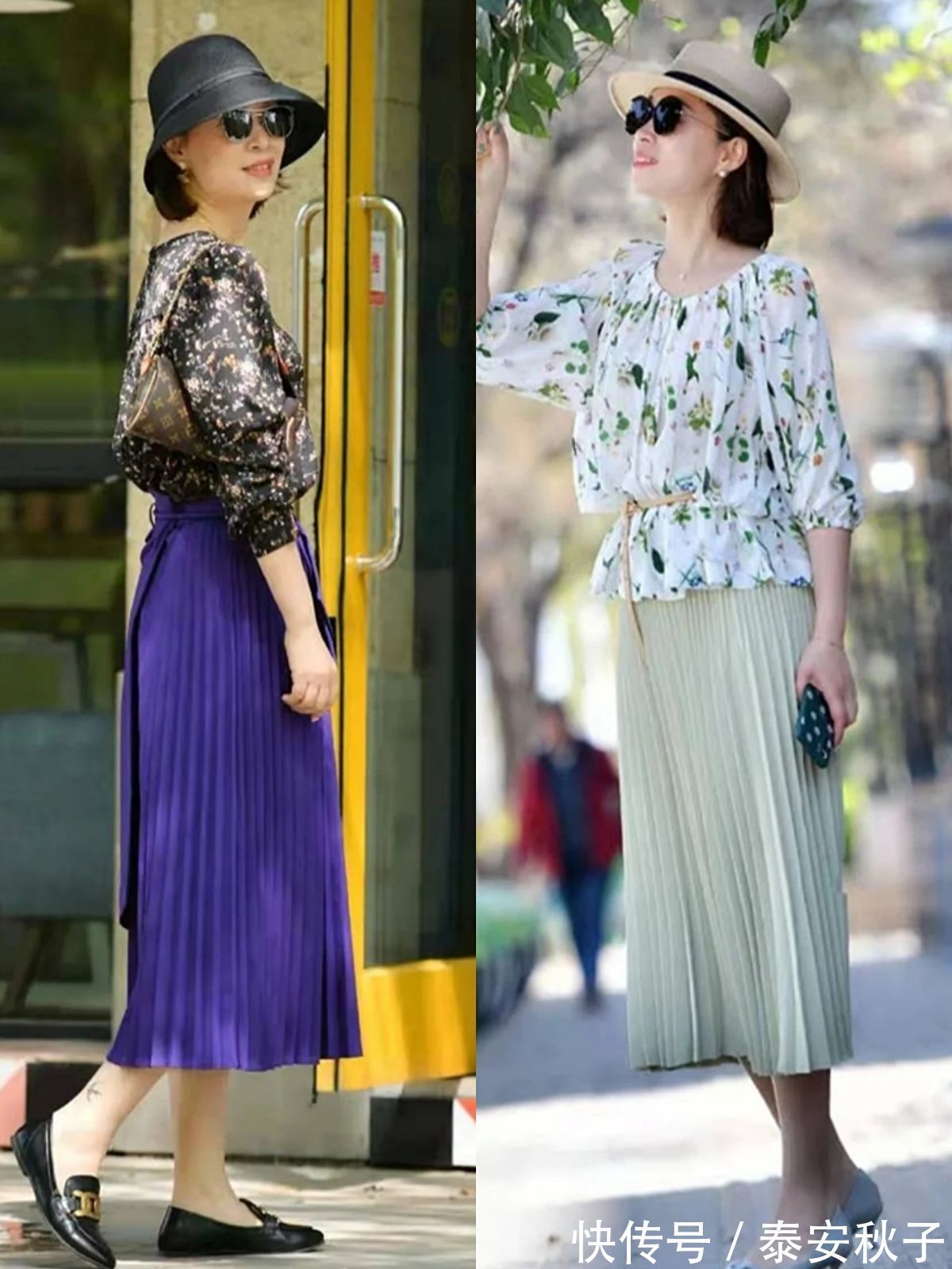 鱼尾裙|这个“中年大妈”真会穿!日常穿搭减龄时尚,哪里像50岁+的女人