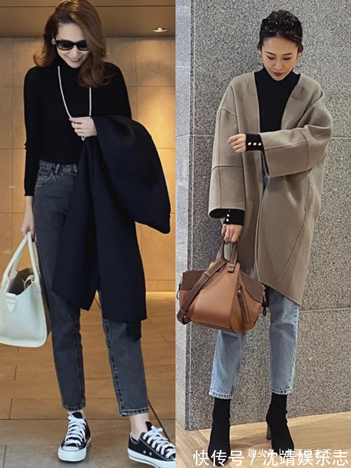 高跟鞋 “烟管裤”怎么搭才时髦日本50岁博主的搭配思路,优雅又高级