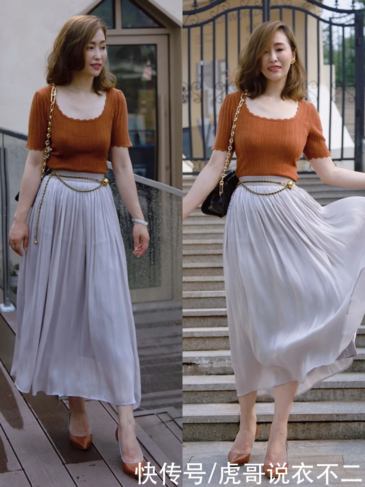 温婉|50岁的脸、30岁的打扮，优雅自然不做作，她是怎么做到的？