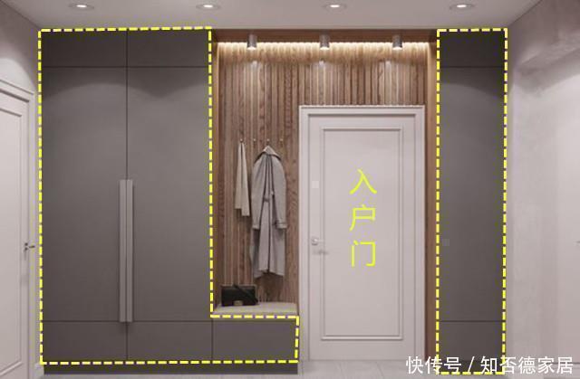 玄关柜|我承认邻居比我聪明,没有玄关,围着入户门打一圈玄关柜,真好用