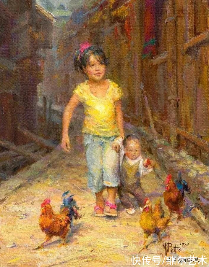 兰迪@她是一位富有表现力的现实主义画家，笔触和色彩让人喜欢不已