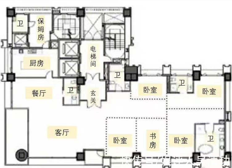 夫妻一场|王力宏豪宅的户型图和内景照曝光，怪不得李靓蕾一直想要这套房子