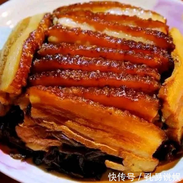 梅菜|美食推荐菠萝排骨，红焖猪脚，梅菜扣肉，酸豇豆炒肉丁的做法