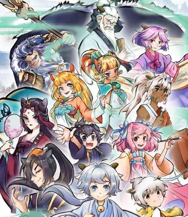 美羊|侠侣版喜羊羊与灰太狼,拟人化后的美羊羊更美了!