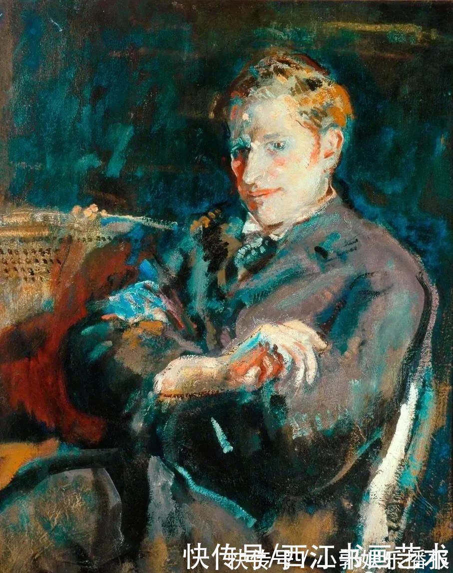 麦克沃伊&有质感的水彩肖像:英国画家亚瑟.麦克沃伊作品选