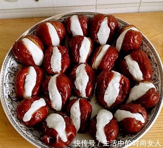 秋季小甜点,大叔教你糯米枣,软糯香甜,简单易做,家人爱吃