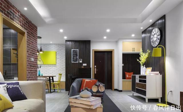 背景墙|125平北欧风三居室，简约有气质！