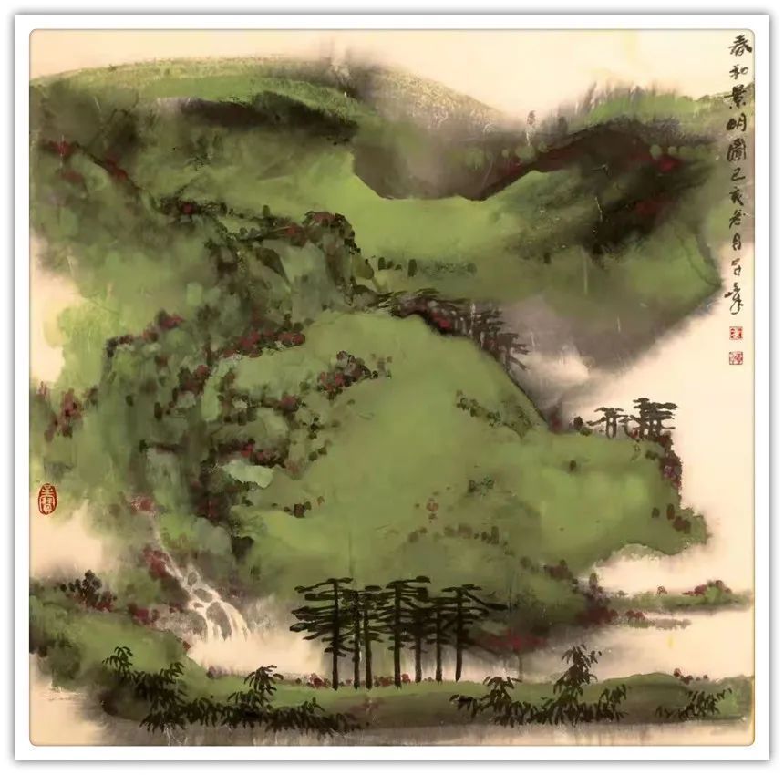 上海美术馆#「书画贺年」武千嶂:恭祝全国人民新年快乐