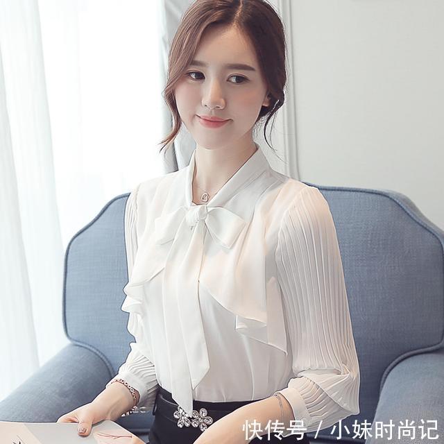 蕾丝|春夏,雪纺衬衫让你变身时髦咖