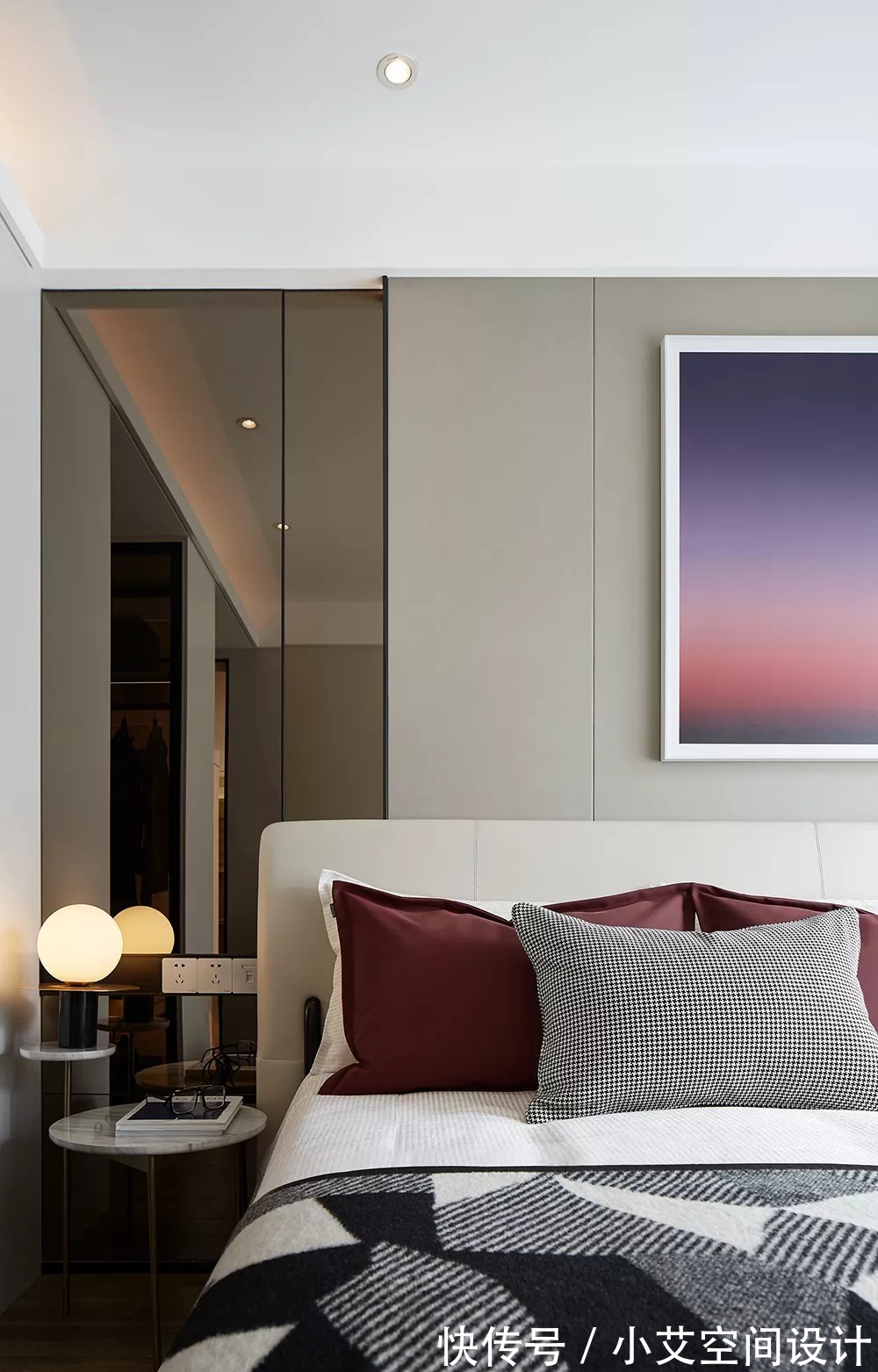 故宫红|116平软装设计,营造出安逸舒适的氛围