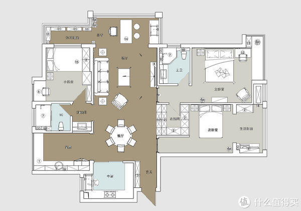 玄关|参观48岁阿姨家的新中式风装修,真的很有品位,一看就有生活经验