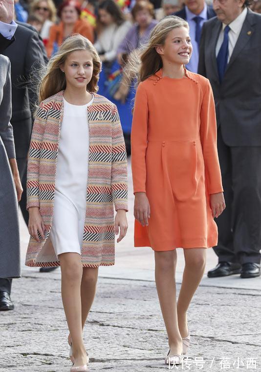 西班牙|真正的贵族穿衣真简约，看西班牙公主莱昂诺尔就懂了，高级又洋气