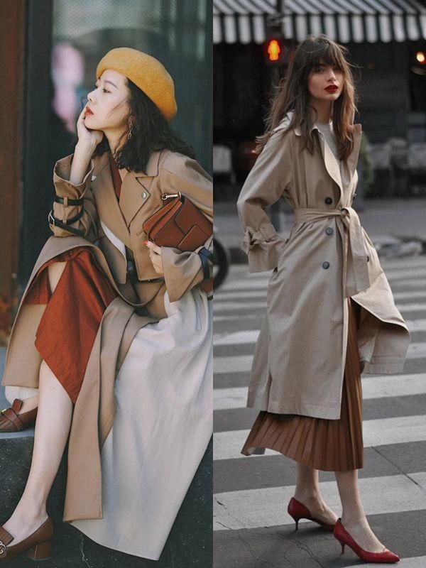 又到穿风衣的季节，买多不如会搭，它的配色与搭配方案全在这里了