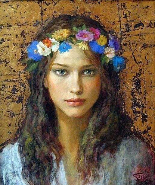 班牙!美丽的西班牙女郎英国浪漫主义画家女性人物油画欣赏