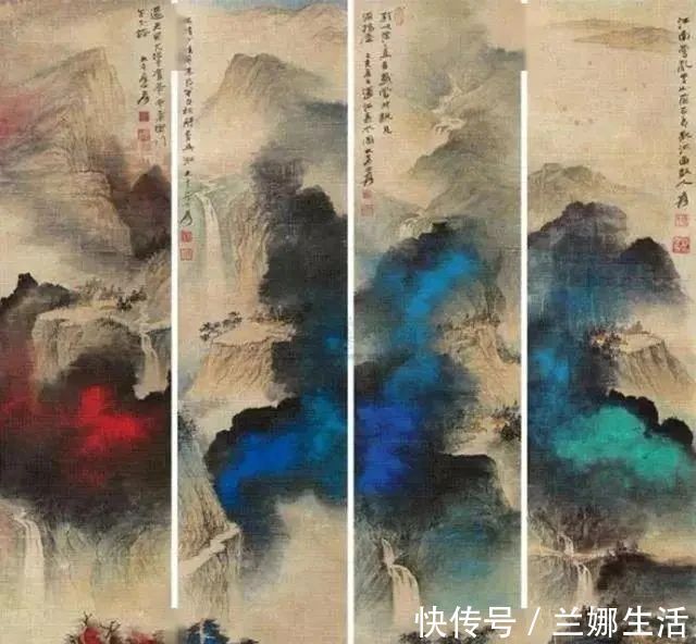 绘画@国画大师张大千，心中一定要有绘画的境界，对后世影响颇深