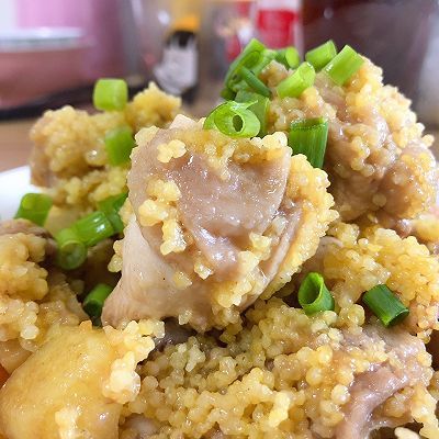 小米蒸鸡腿