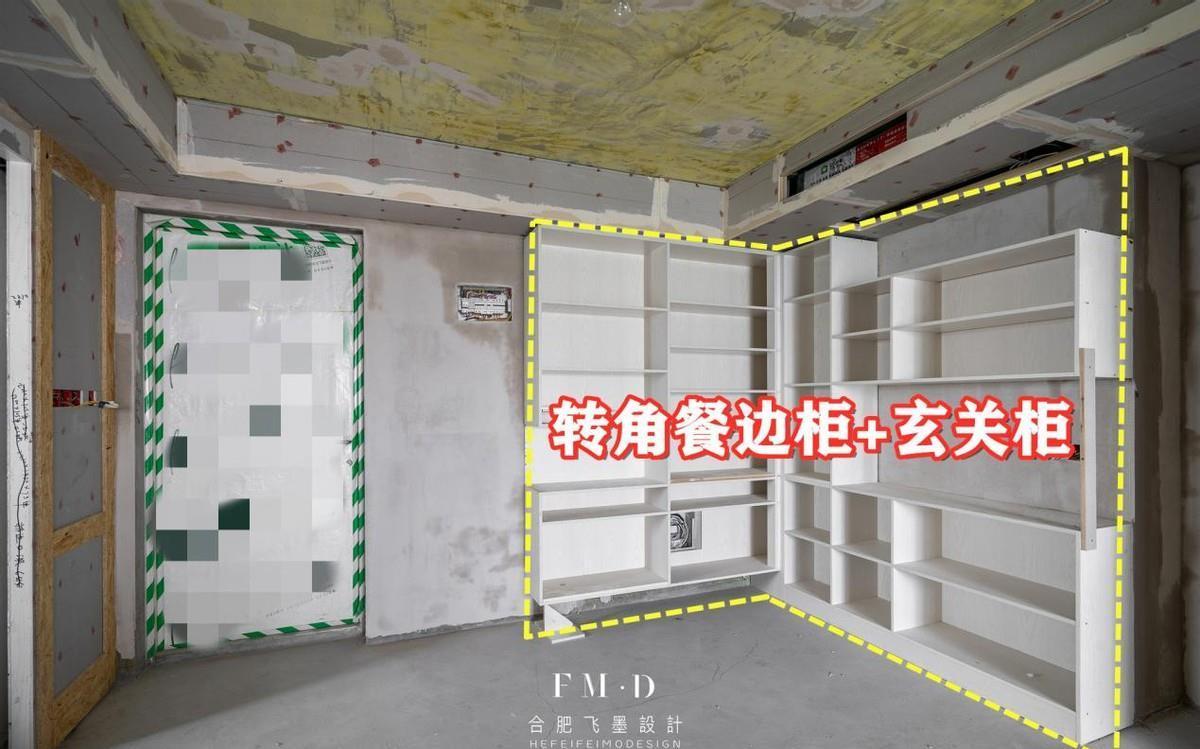 妙招|玄关+餐厅,这次真找到装修妙招,只装一个转角柜,收纳完全够用