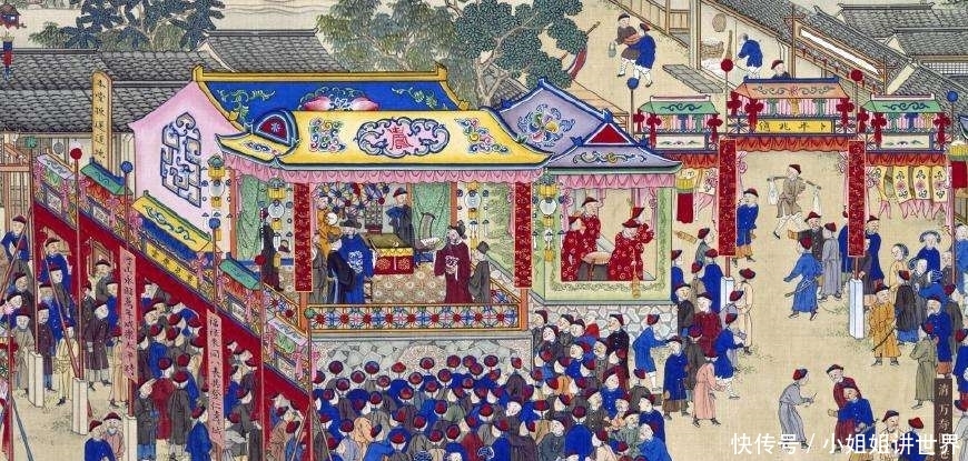 戏台|乾隆褒贬戏台联