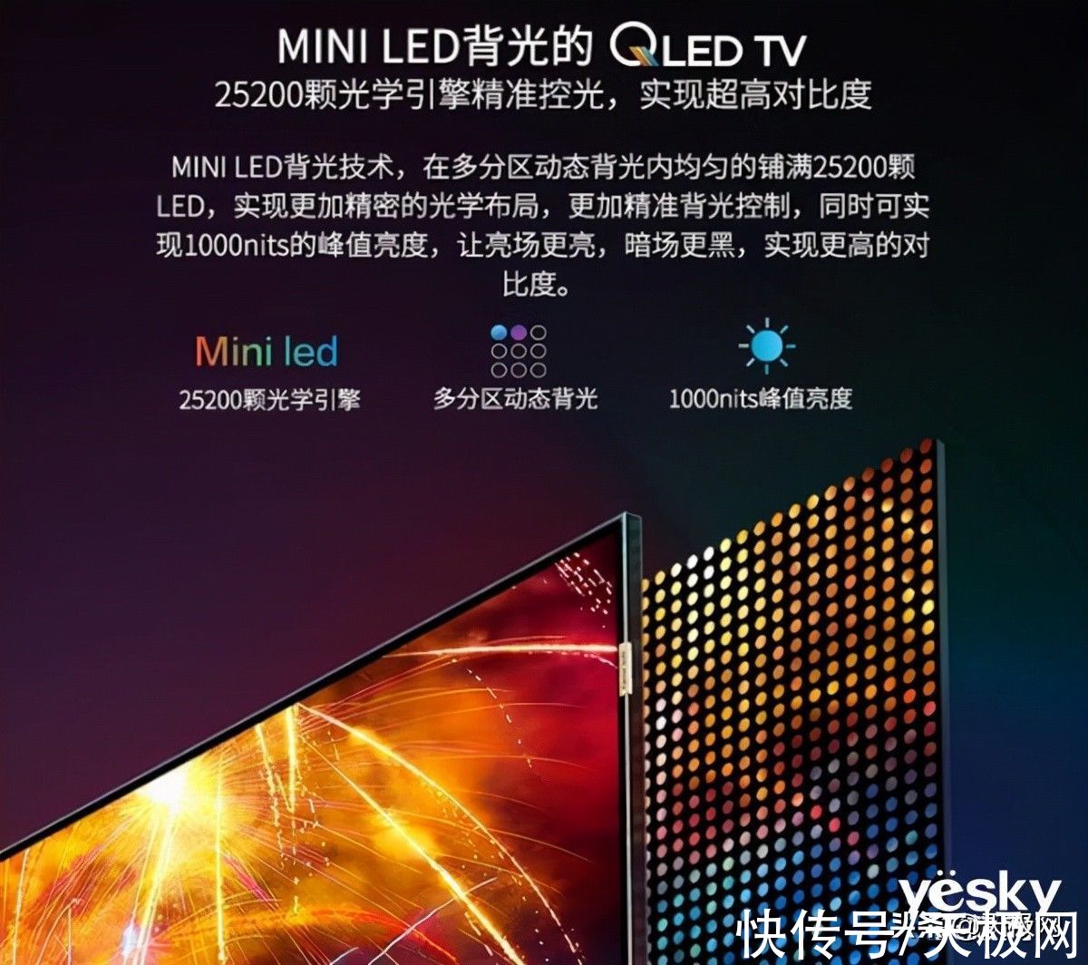 分辨率|75吋8K MiniLED电视 亮度1000nits的TCL X10