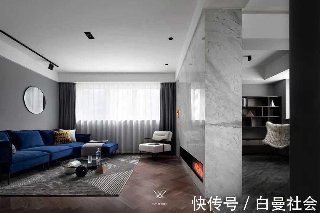 灰色调|120㎡现代极简风，安静华丽的高级，优雅端庄好大气